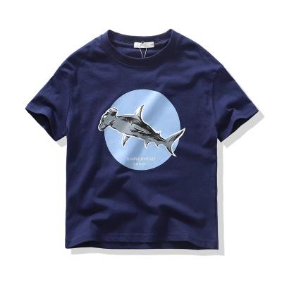 China Wholesale Children's Anti-Shrink Cotton T-shirts Children's Round Neck 100% Short Sleeve T-Shirts for sale