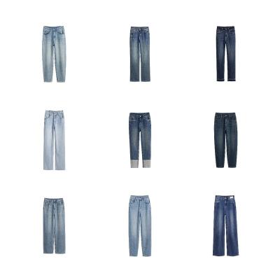 China European design QUICK DRY women's high waist pencil pants slim fit high solid printing stretch fashion jeans for sale