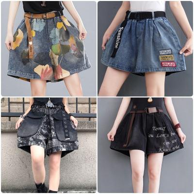 China Anti-Wrinkle Customized High Waist Denim Shorts Para Mujer Jeans Women Pocket Tassel Hole Ripped Jeans Jean Shorts Female Short Pants for sale