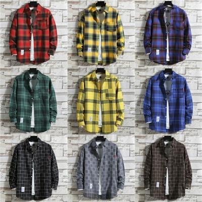 China Anti-pilling European and American spring and autumn popular men's thin casual cardigan long-sleeved shirt for sale