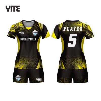 China 2021 Custom Made Latest Volleyball Uniform Designs Hot Sale Volleyball Jerseys Wholesale M Volleyball Jerseys for sale