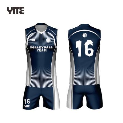 China Custom Mens Volleyball Jerseys Volleyball Uniforms M for sale