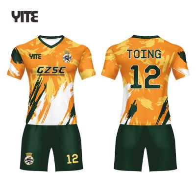 China High Quality Customized Football Team Wear Soccer Jersey Sets for sale