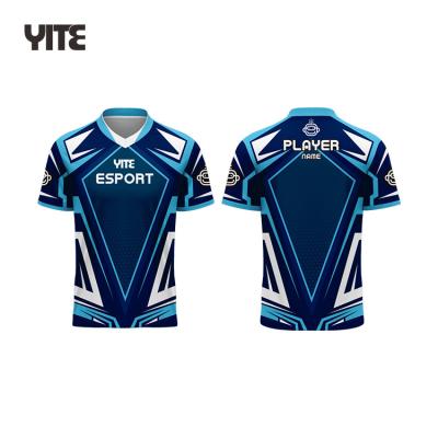 China Custom Design Fashion Esports Sublimation Printing Jersey Esports Uniform Kits All Over Printed Esport Jersey Accept Customzied Size for sale