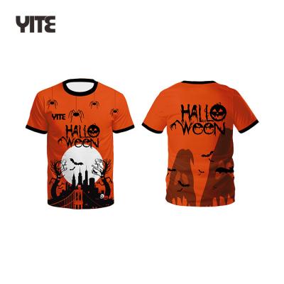 China Custom 3d sublimation printing round collar t-shirt Latest YITE anti-shrink t-shirt for sale