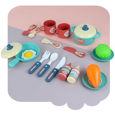 China Preschool Kids Play Props Set Dip Plastic Food Pretend Play Set Kids Kitchen Toy for sale