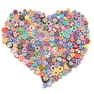 China Jewelry Making Smiley Kit Wholesale Luminous Soft Polymer High Quality Clay Beads for sale