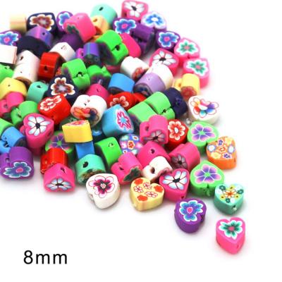 China Jewelry Making Flat Round Disc Beads Bracelets Polymer Clay Beads Resin Art for sale