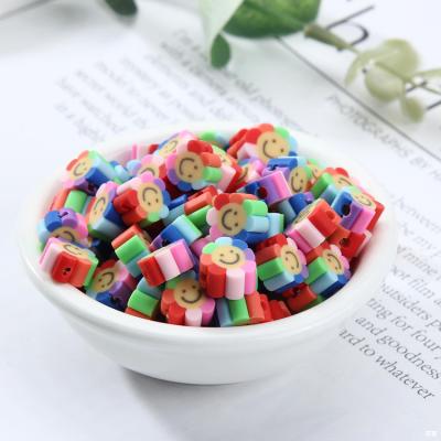 China Jewelry Factory Direct Shipping Round Space Fruit Animal Heart Beads DIY Polymer Clay Beads for sale