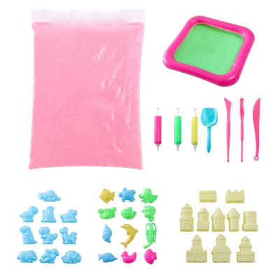 China Toy Color Diy Dynamic Magic Space Cotton Safe Non-Toxic Sensory Toys Soft Sand for sale