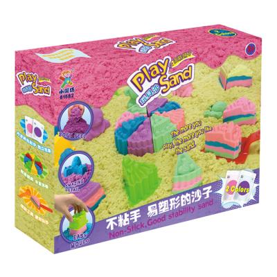 China Space Safe Non-Toxic Hot Funny Sand Diy Cotton Magic Selling Game Creative Sand Toys for sale