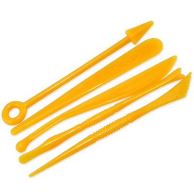 China 5pcs/set Eco-friendly Basic Pottery Modeling Clay Sculpting Tools For Beginner for sale