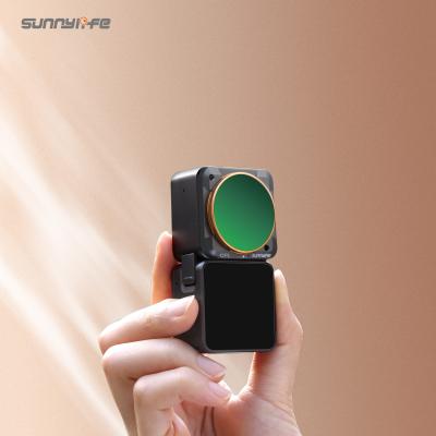 China High Transmittance Sunnylife Accessories Quick Install Magnetic Lens Filters ND16 ND32 ND8/PL MCUV Adjustable FULL Diving Filters For ACTION 2 for sale