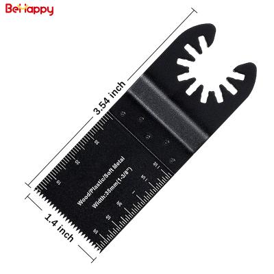 China Factory Price50 Cutting BEHAPPY Wooden/Wood Metal/Aluminum Multitool Oscillating Quick Release Saw Blades Compatible with Fein Multimaster Porter Cable for sale