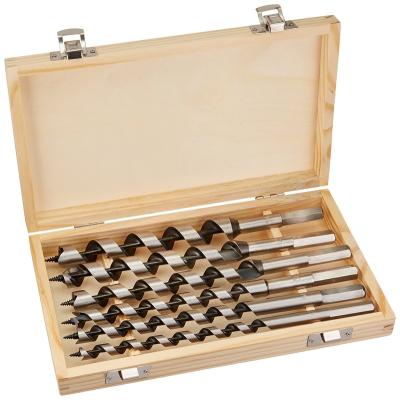 China 6pcs Cut Wood Auger Wood Drill Bits Packed Working Set for sale