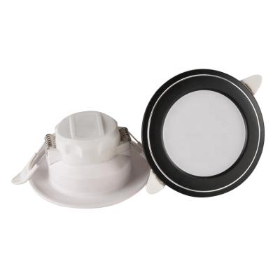 China Office factory price high quality 12w aluminum round ceiling recessed led slim downlight led panel light for sale