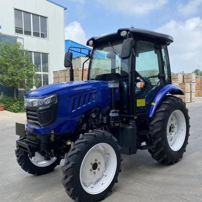 China Factory prices for Farms 100HP 4WD Yto Engine Agricultural Tractor with Cab, Toolbox, Parts, and Front End Loader etc. implements for sale