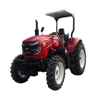 China Factory prices of Farms 95HP 4WD Yto Engine Agricultural Tractor Toolbox, Parts, and Front End Loader etc. implements for sale