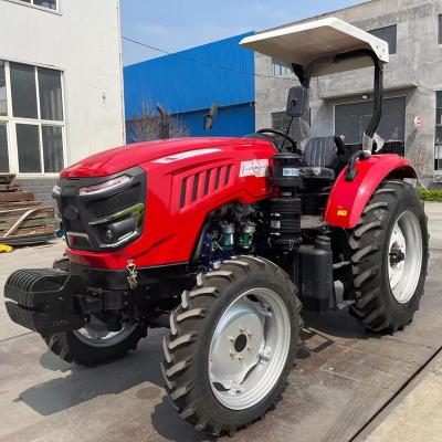 China Cultivate China Agricultural Machinery 4x4 Wheel 60HP Diesel Compact Garden Farm Tractor for sale