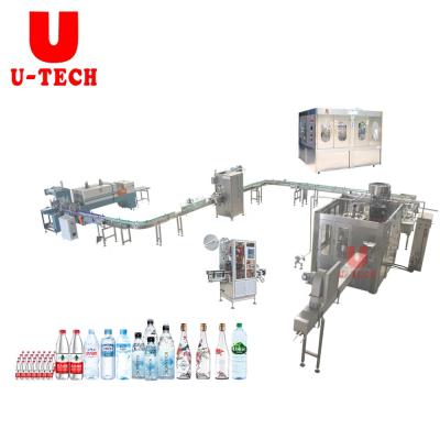 China Bottling Capping Sealing Line Filling Small Turnkey 12000 BPH Bottle Machine Plant Medium Large Drinking Water Mineral Wash Food for sale