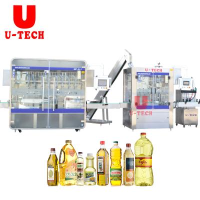 China High Efficiency Automatic Cooking Edible Mustard Vegetable Oil Linear Olive Filling Machine for sale