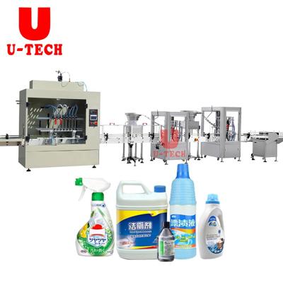 China 50ML-2000ML High Efficiency Factory Direct Automatic Bottle 75% Alcohol Packing Bottling Machine Capping Line And For ATEX Filling Machines for sale