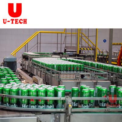 China Full Automatic Ring Pull Carbonated Soft Energy Food Drink Fruit Juice Beverage Aluminum Tin Can Filling and Seaming Machine for sale