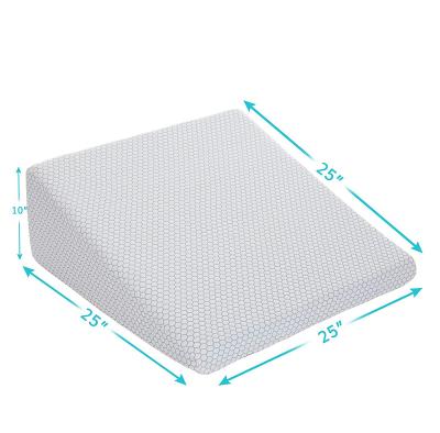 China Cooling Anti-Apnea Wedge Pillow Slope Support Cushion Memory Foam Bed Wedge Pillow For Lower Back Pain for sale