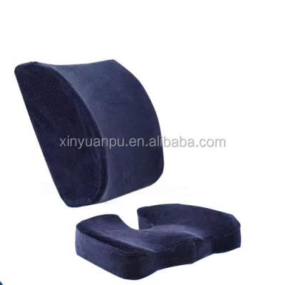 China Custom Memory Foam Lumbar Support Anti-Decubitus Back Cushion For Back Pain Relief for sale