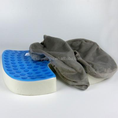 China Anti-Decubitus Non Slip Orthopedic Memory Foam Gel Cushion For Tailbone Pain for sale