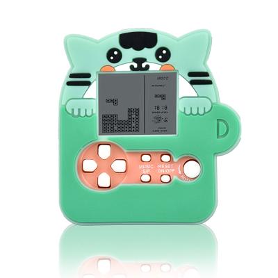 China Wholesale Kids Gifts Kawaii PS Factory Game Handheld Console Toy Macaroon Color Game Player With Key Chain for sale