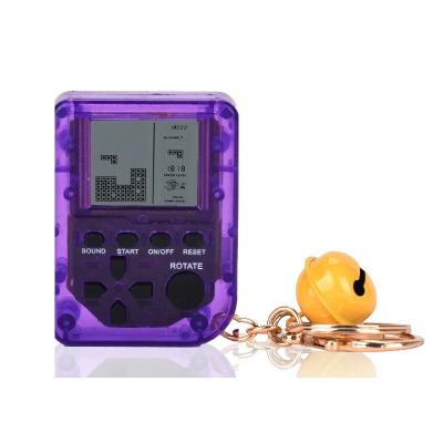 China Plastic Makers Head Mini Game Console Pocket Toys Tetris Loop Game Box Small Game Boy Gifts for sale