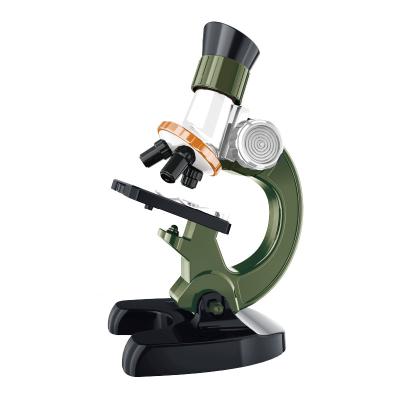 China 1200X Educational Microscope Toy Set for Kids Students Science Learning Microscope with Mobile Phone Bracket for sale