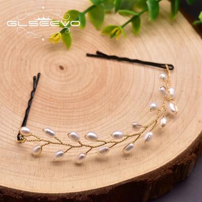 China Natural PEARL Water Pearl Headband for Women Wedding White Cute Jewelry for Girl Lovers Engagement for sale