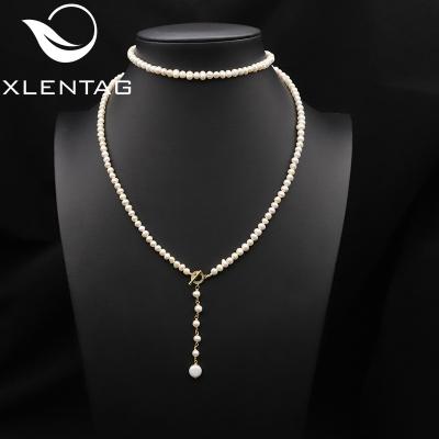 China New Ethnic Necklace Big Natural Baroque Pearl Ladies Party Gift Handmade Necklace For Women for sale