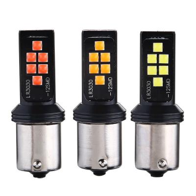 China 100% factory led car flashing lights 12v auto brake bulbs ba20s 1156 1157 Py21W bay15d bau15d 7443 T20 T25 7440 3156 for sale