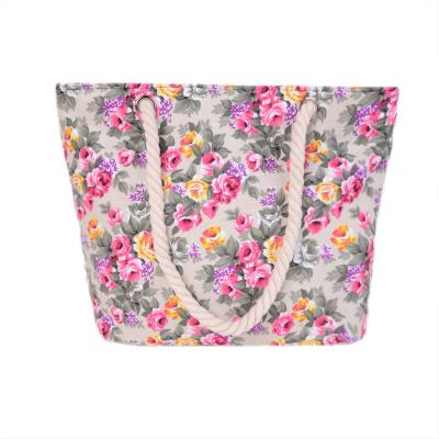 China Vintage Women Size Tote Bag Standard Size Cotton Folder Hanging Tote Bag for sale