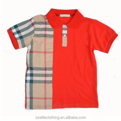 China Latest Design Anti-pilling Multicolor Popular Kids Polo Shirt Wholesale for sale