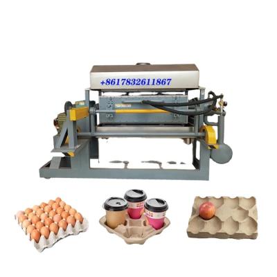 China Fully Automatic Building Material Stores 16 Molds Octahedra Eggs Tray Production Line Books Raw Material for sale