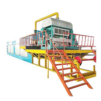 China 3000pcs Egg Tray Making Machine Production Line Automatic Recycling Pulp Molding Farm Factory Price Waste Paper With Metal Oven Dryer for sale