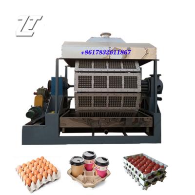 China Paper Industry Waste paper Pulp egg tray forming molding making machine for sale