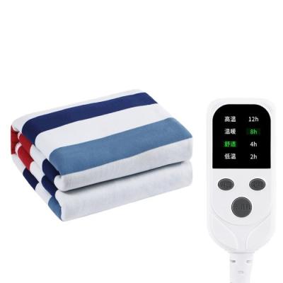 China Anti-static Smart Adjustable Timing Electric Mattress 180*200CM Skin-friendly Portable Shawl Electric Blanket Warmer for sale