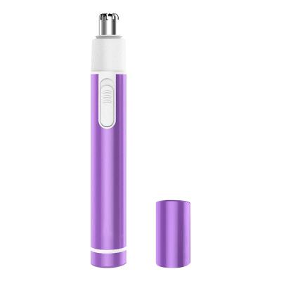 China Car Battery Mini Electric Nose Hair Trimmer Washable Blades 2 In 1 Professional Bread Trimmer For Lady for sale