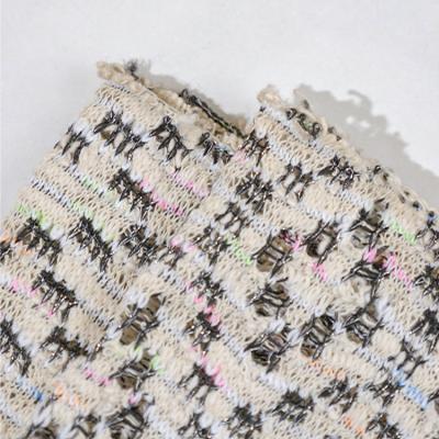 China China Manufacture Breathable Jacquard Fabric Cotton Polyester Hacci Double Jacquard Knitted Fabric For Clothes for sale