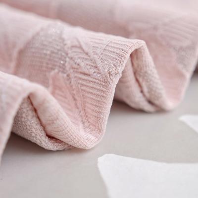 China High elastic flower elastic jacquard fabric wind proof jacquard fabric polyester knitting fabric for sale