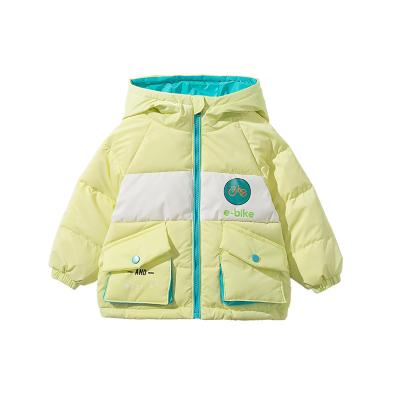 China Wholesale 2021 winter windproof solid casual white duck down medium style printed extra heavy hooded girls down jacket for sale