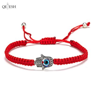 China Adjustable Owl Jewelry Charm Bracelet Women Red Rope Braided Elephant Viable Turtle Butterfly EvilEyes Blue Eyes Qetesh Bracelet for sale