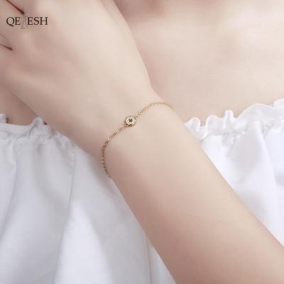 China Viable Qetesh full of inlaid diamonds with four leaf clover in the middle of the wrap bracelet Leather hollow round jewelry for sale