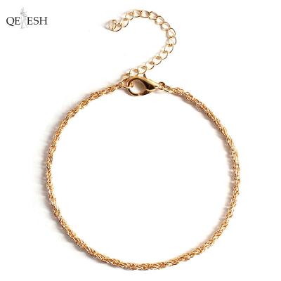 China New Viable Qetesh Design Girls Lanyard Bracelet Fashion Gold Chain Alloy Snake Chain Jewelry for sale