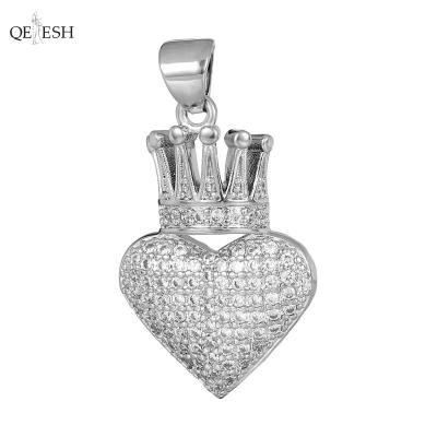 China Viable Heart Peach Heart Necklace Qetesh Pendant Necklace Jewelry Pendants Love Pendant for sale